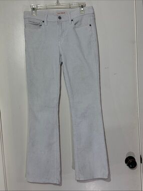 Lucky Brand Light White Gray Corduroy Jeans Size 28